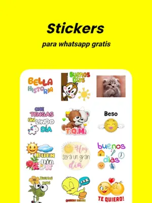 Stickers Romanticos y Frases android App screenshot 0